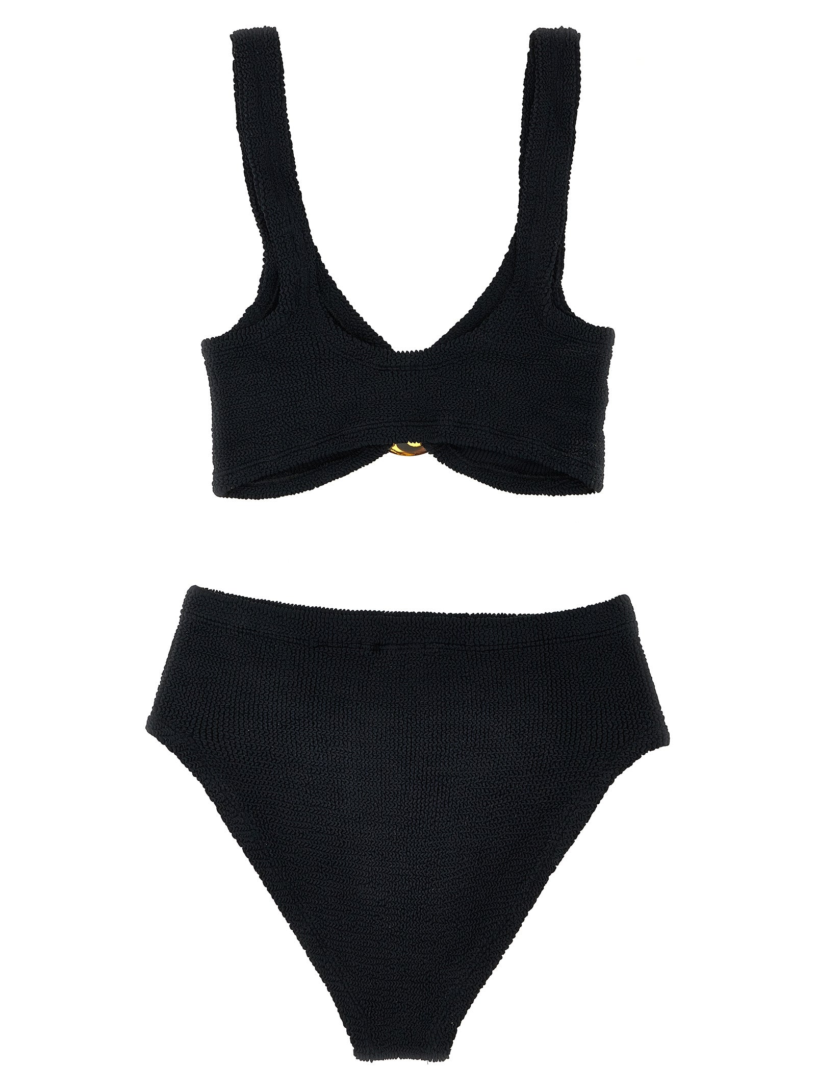 Bikini de nailon negro de Hunza G