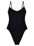 Hunza G Black Polyamide One-Piece Swimsuit