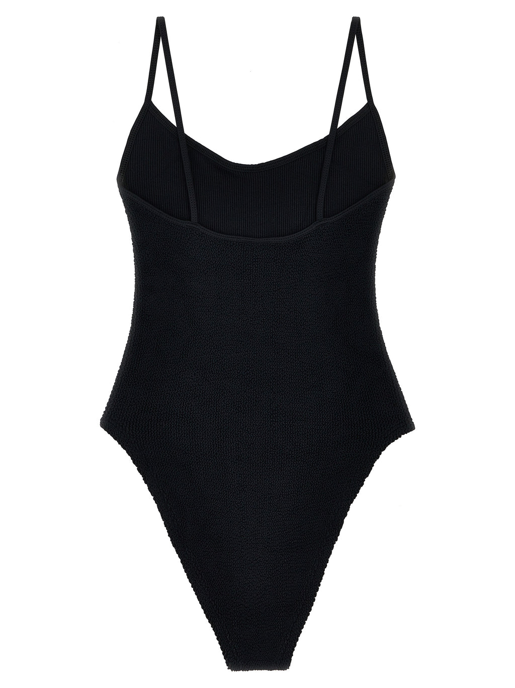 Hunza G Black Polyamide One-Piece Swimsuit