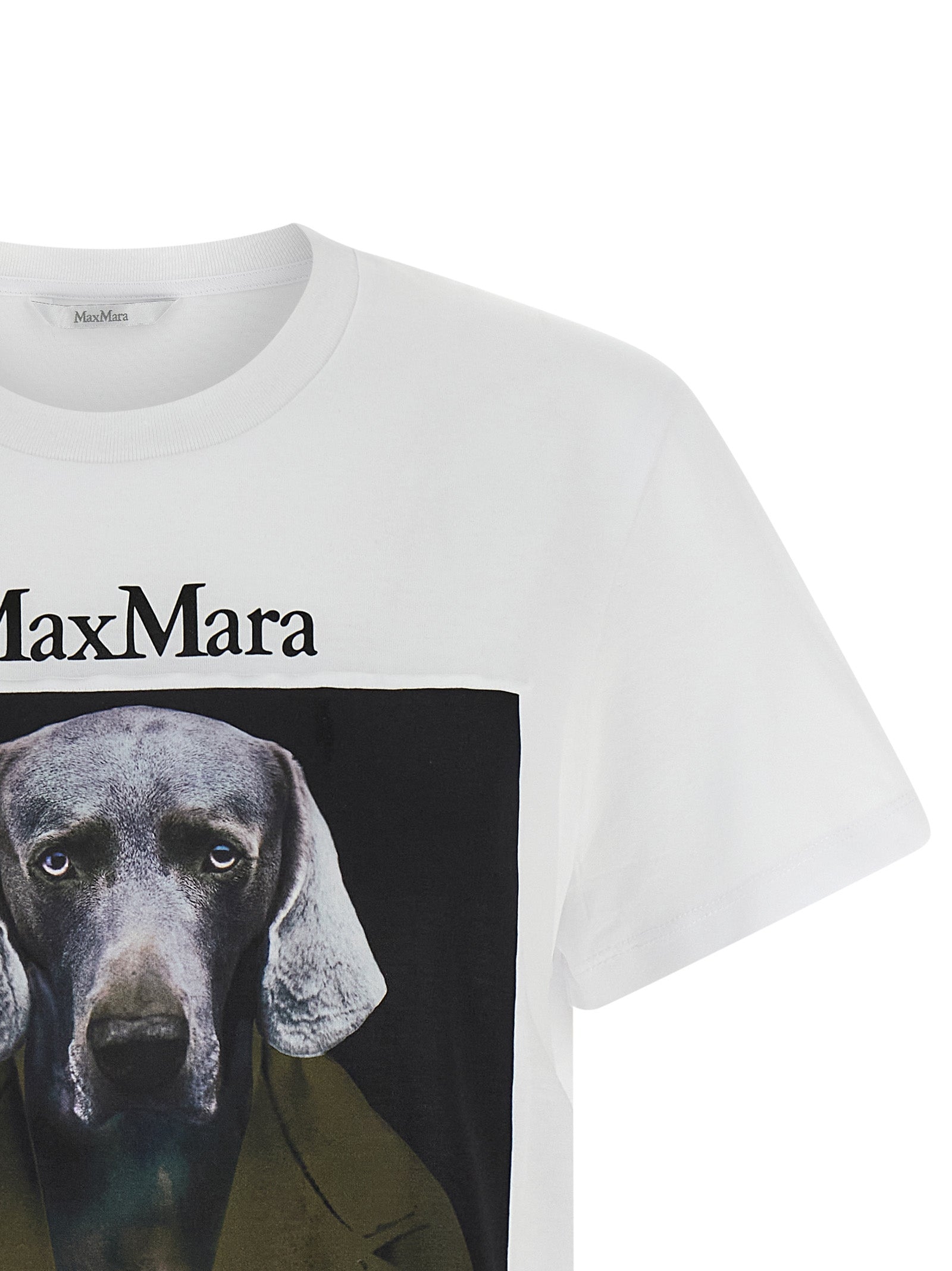 Camiseta blanca de algodón Max Mara