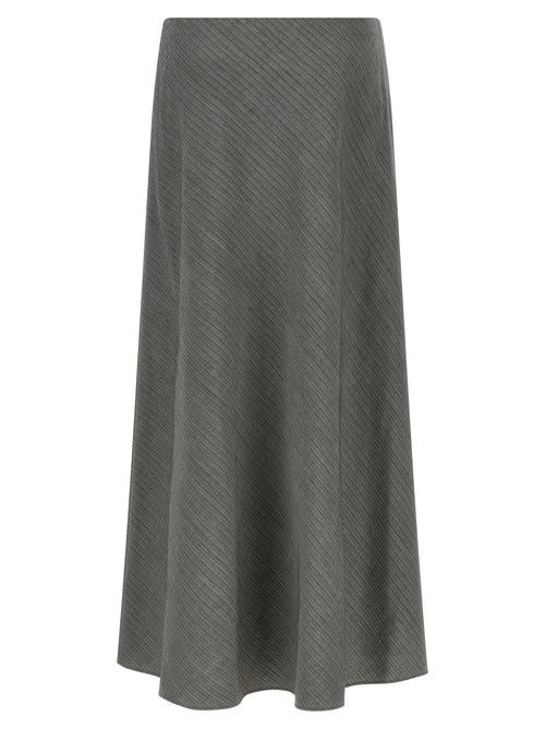 Mini-jupe Alberta Ferretti en viscose grise