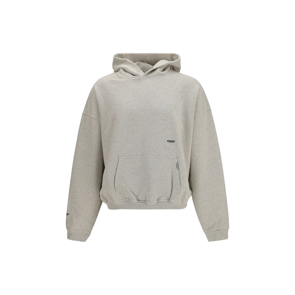 Sudadera de algodón beige Represent