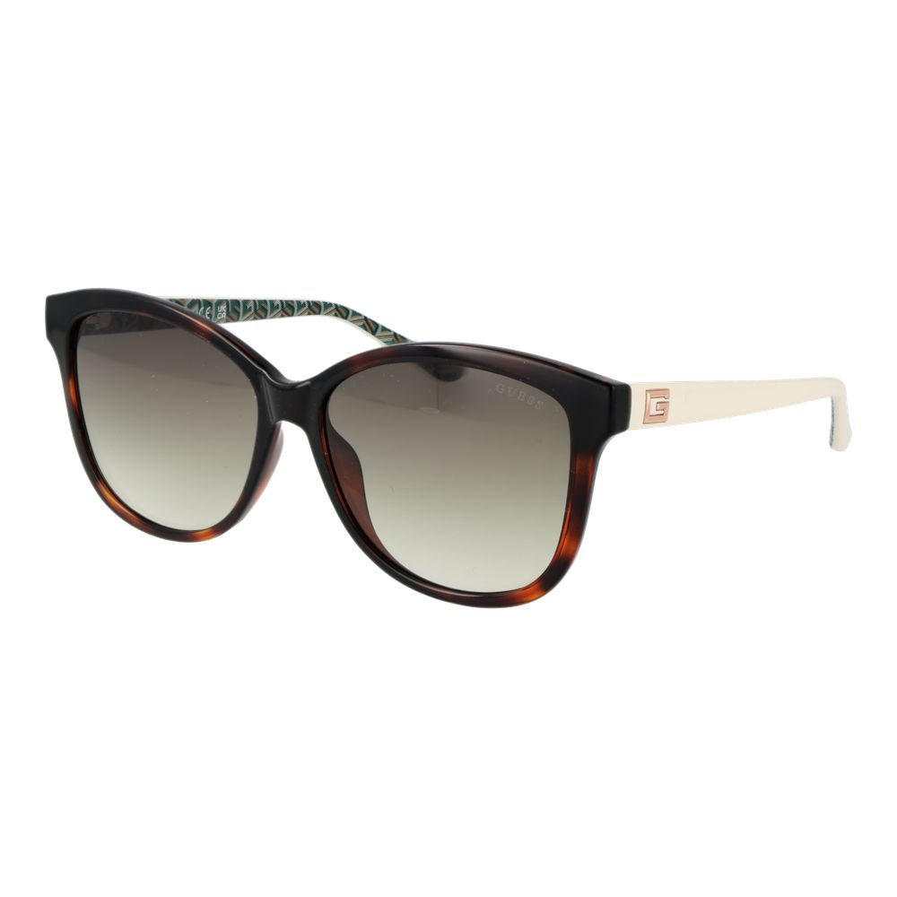 Gafas de sol de plástico Guess marrones