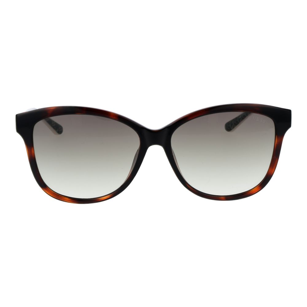Gafas de sol de plástico Guess marrones