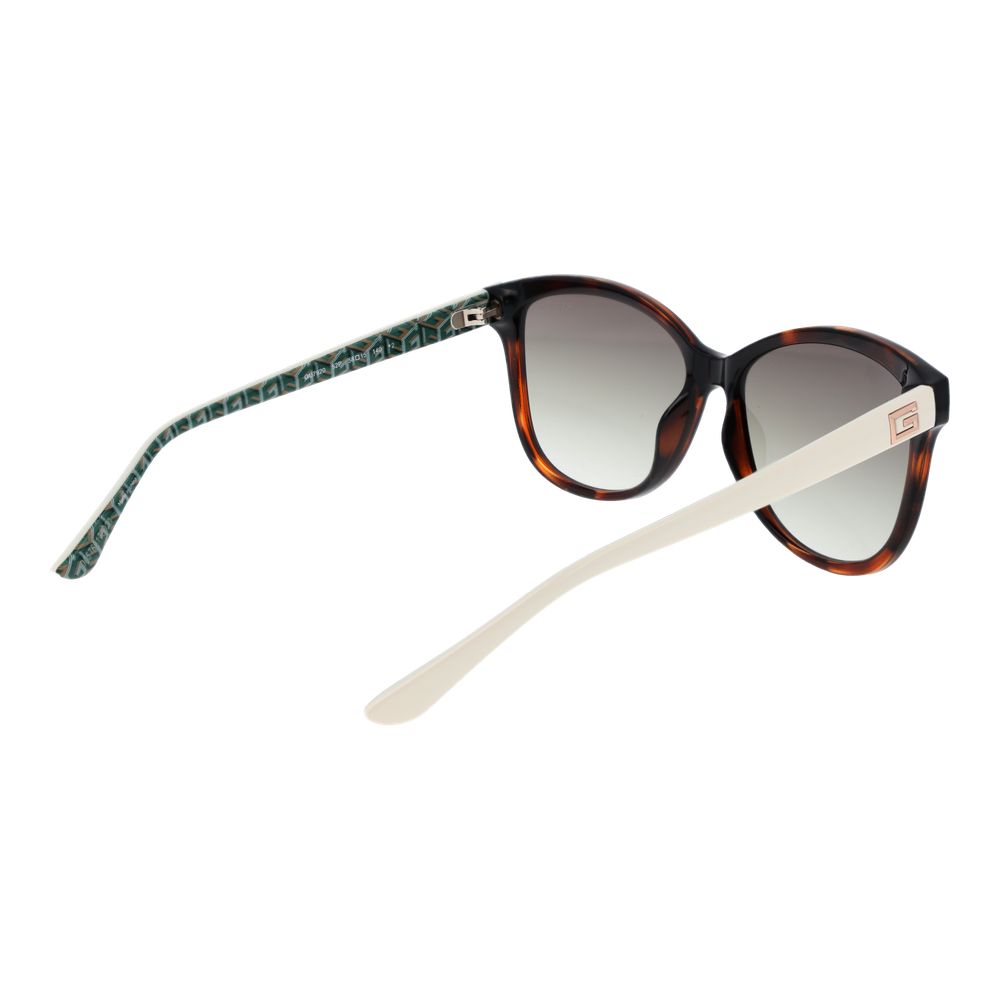 Gafas de sol de plástico Guess marrones