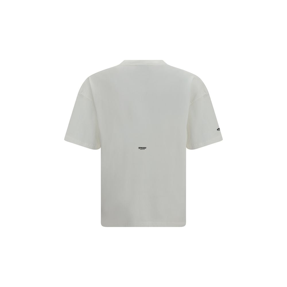 Representación de camiseta de algodón blanca