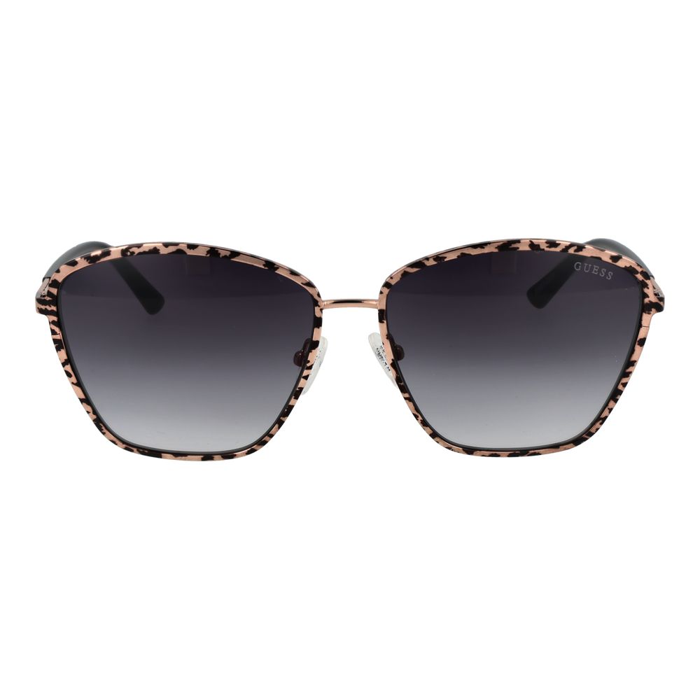 Gafas de sol Guess metálicas en oro rosa