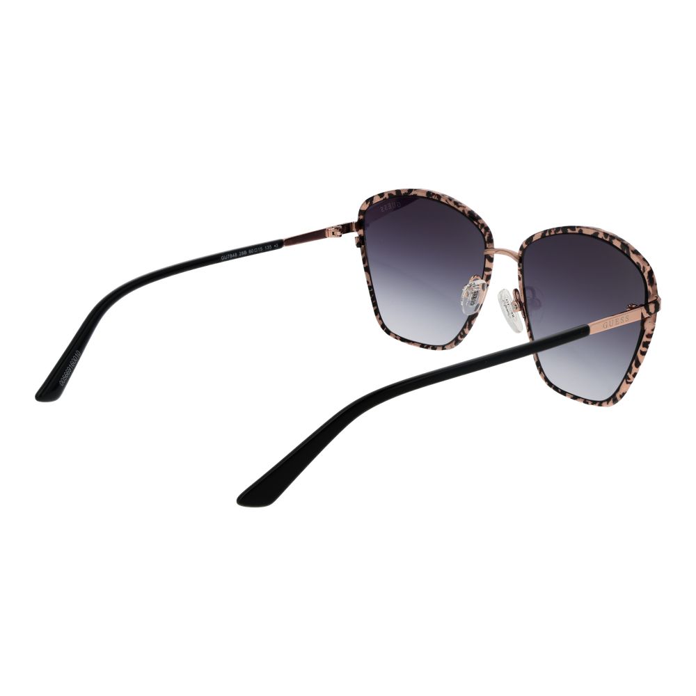 Gafas de sol Guess metálicas en oro rosa