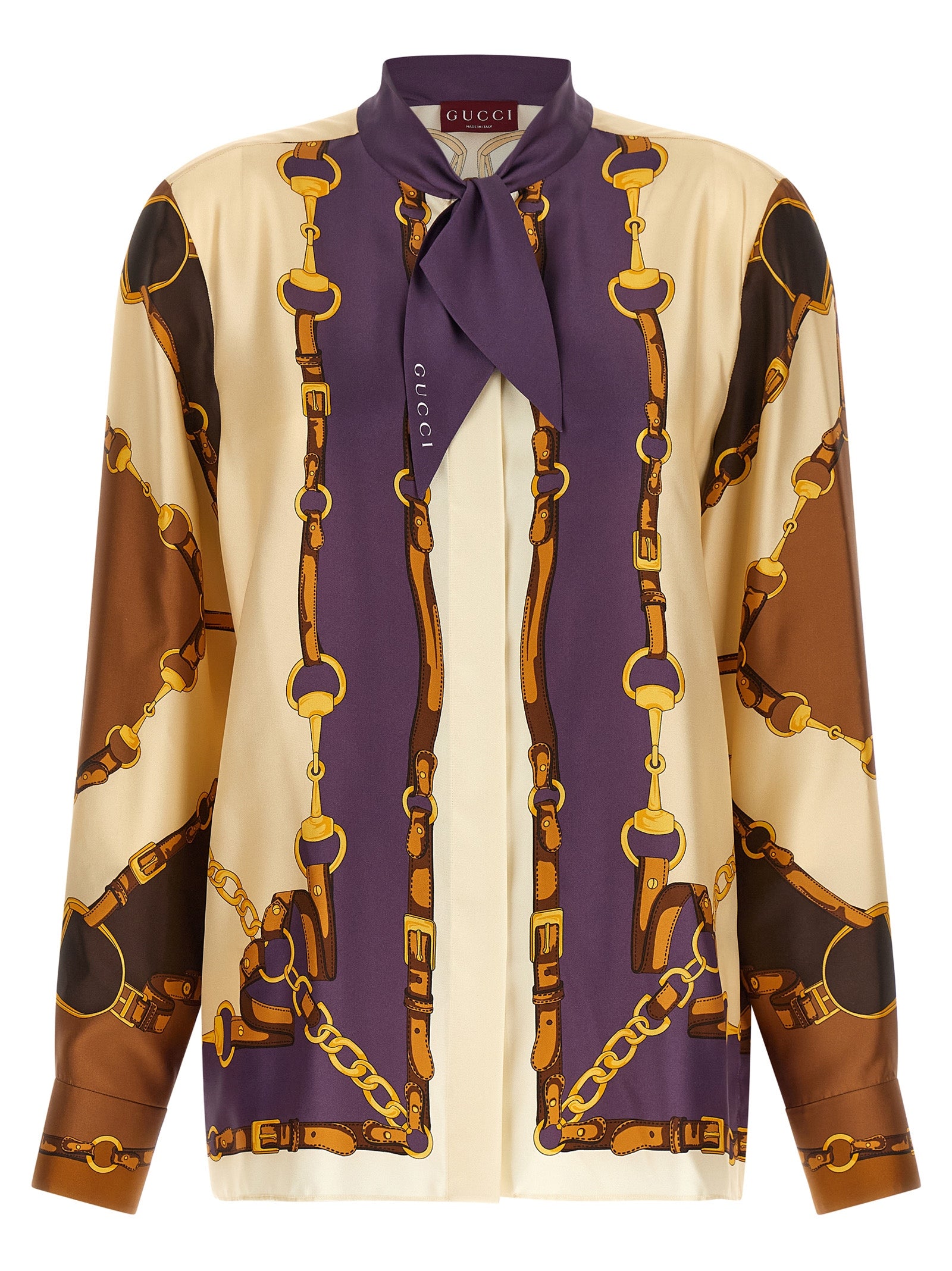 Gucci Multicolor Silk Blouse