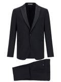 Pal Zileri Black Wool Two-Piece Suit