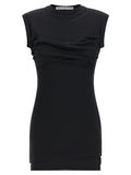 Alexander Wang Black Cotton Short Dress