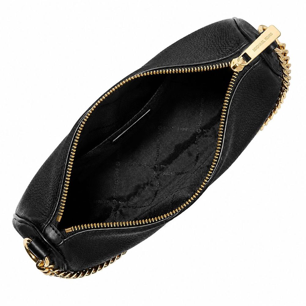 Michael Kors Black Leather Shoulder Bag