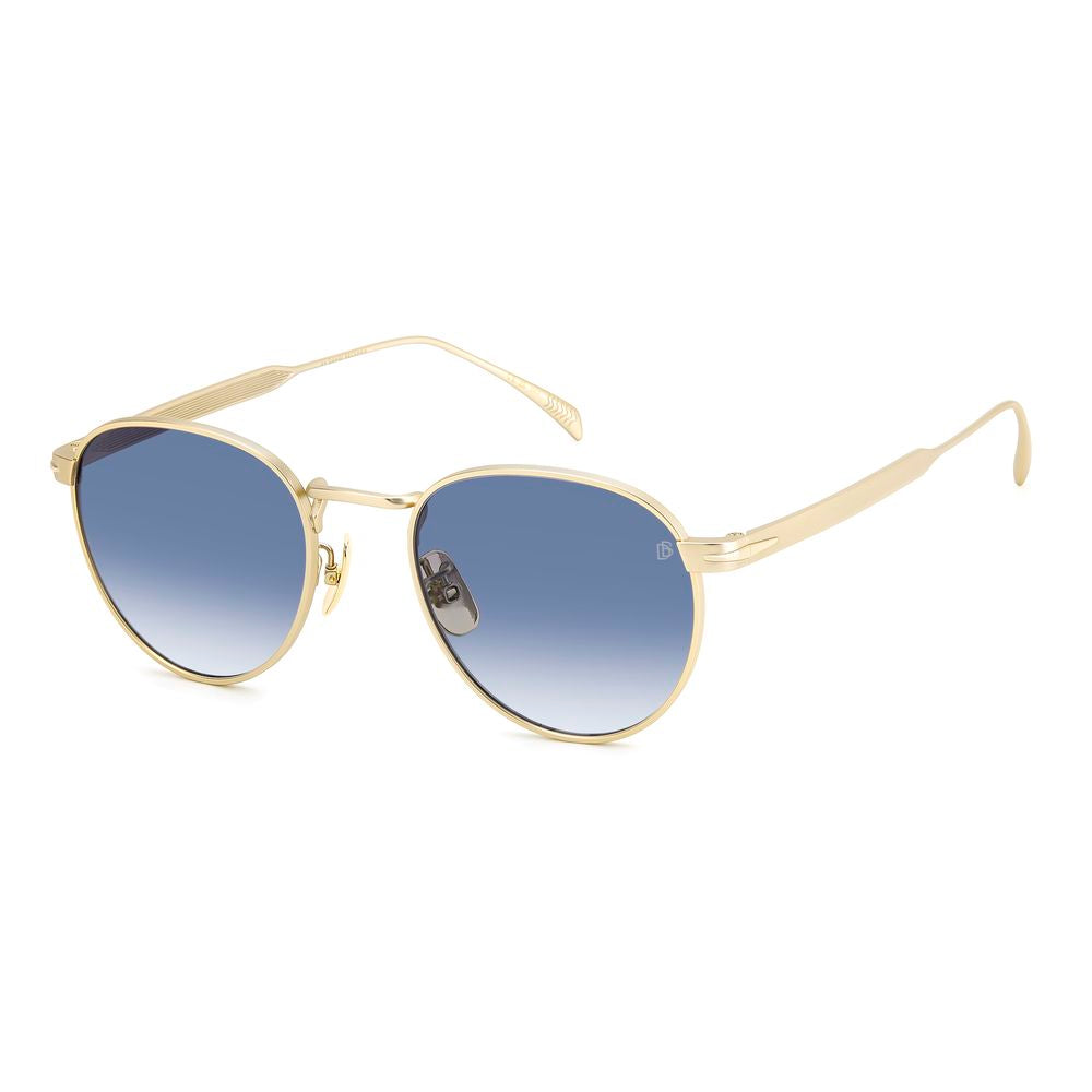 David Beckham Gold Metal Sunglasses