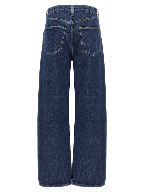Jean en jean de coton bleu Agolde