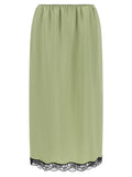 Twinset Bicolor Marabou Midi Skirt