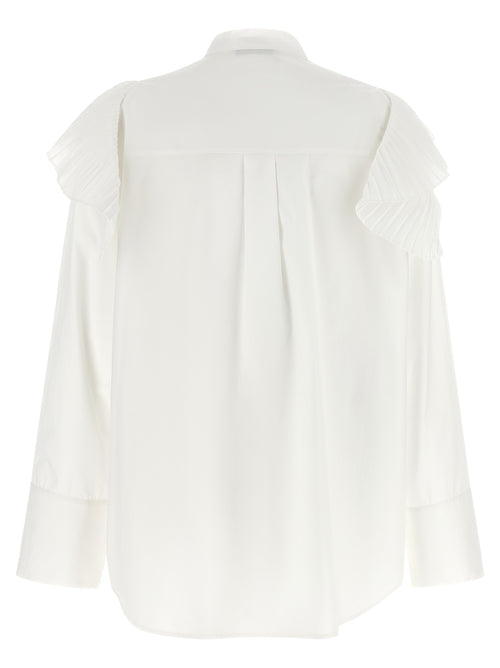 Alberta Ferretti White Cotton Blouse