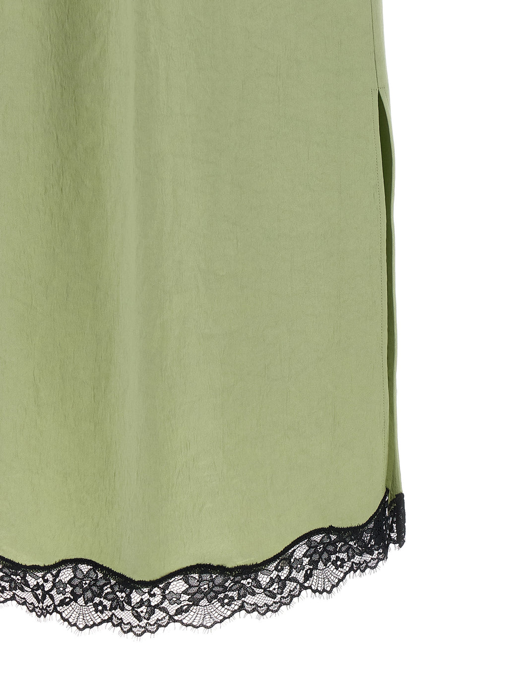 Twinset Bicolor Marabou Midi Skirt