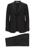 Pal Zileri Black Wool Two-Piece Suit