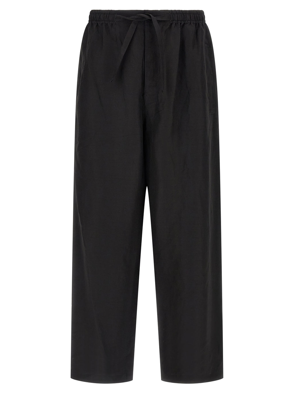 Lemaire Black Linen Casual Pants