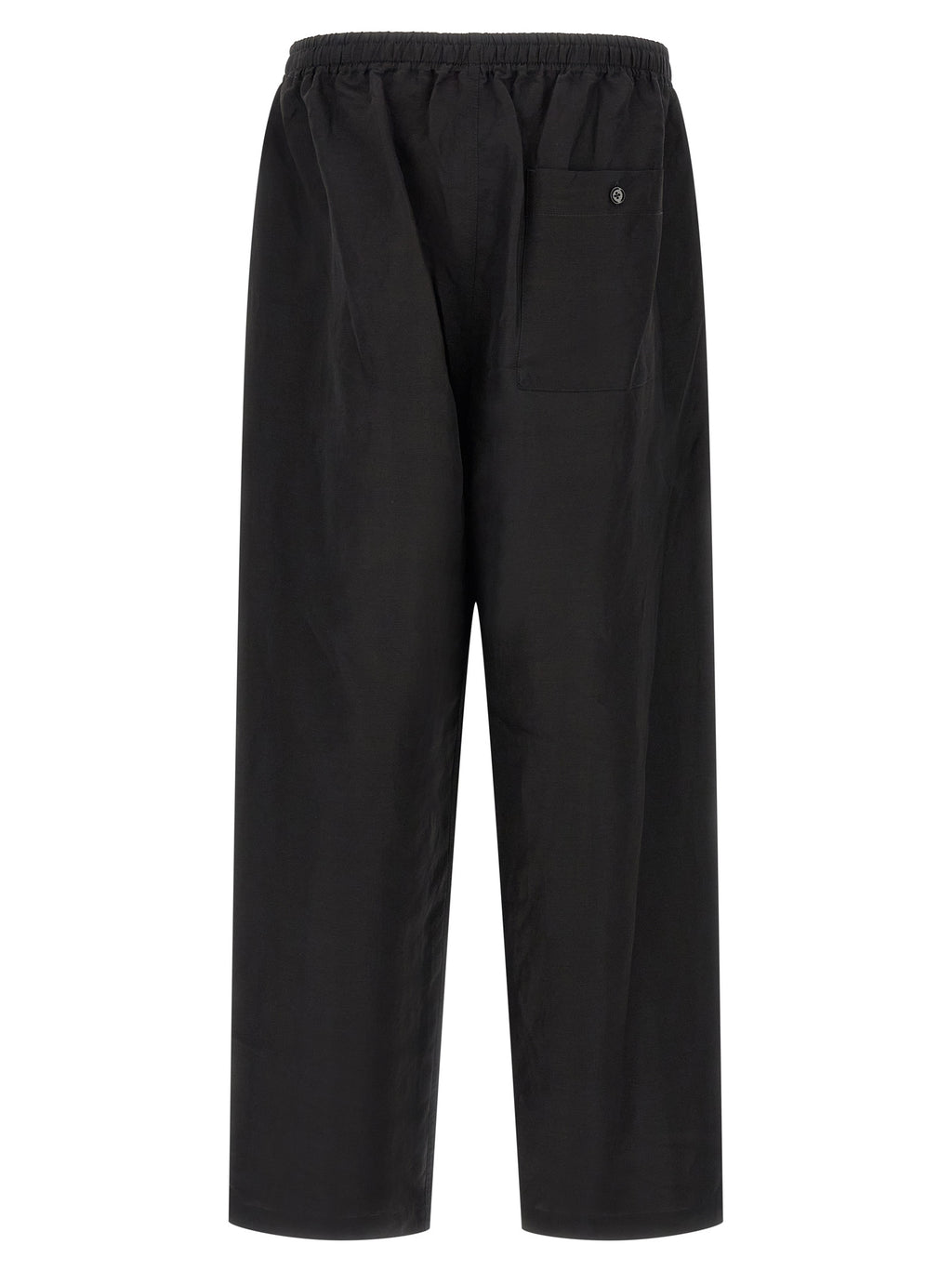 Lemaire Black Linen Casual Pants