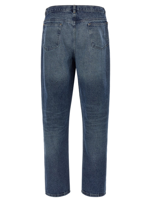 Jean droit en coton bleu A.P.C.