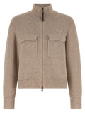 Brunello Cucinelli Beige Cotton Cardigan