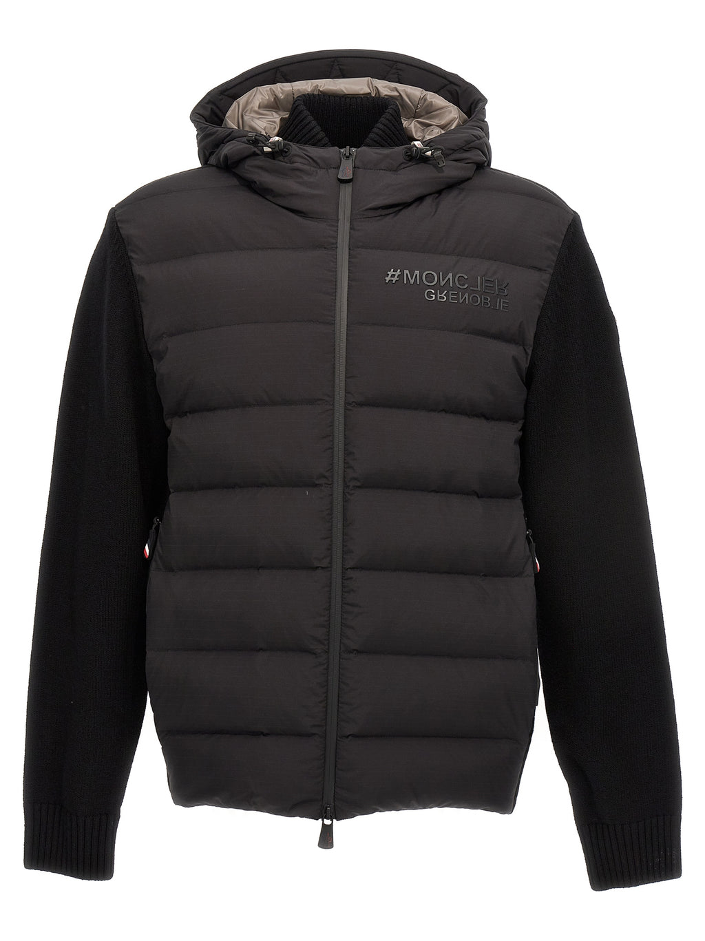 Moncler Grenoble Black Polyamide Cardigan