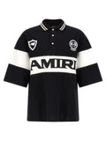 Amiri Bicolor Cotton Polo Shirt