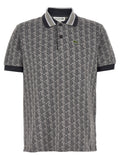 Lacoste Gray Polyester Polo Shirt