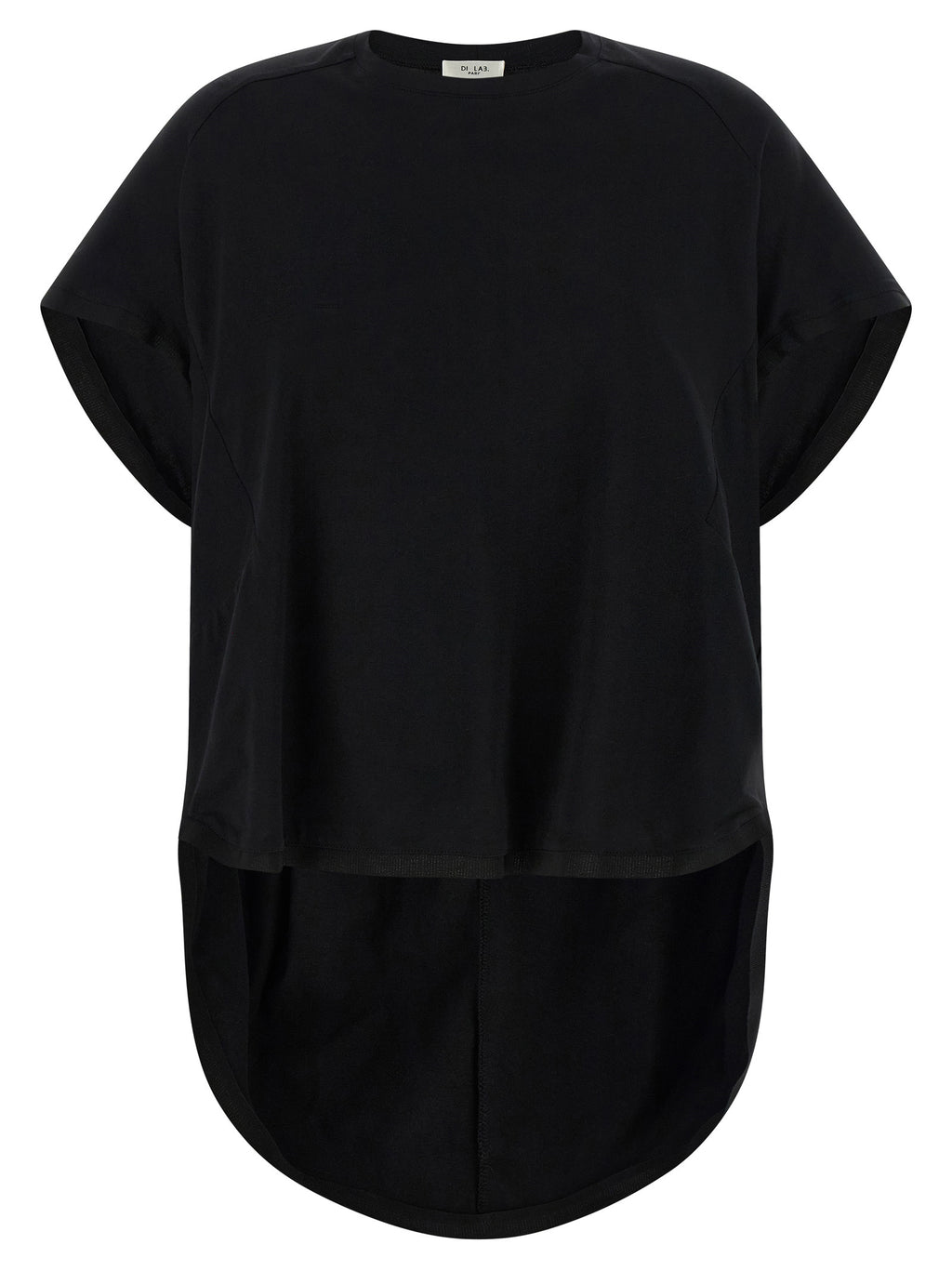 DI.LA3 PARI' Black Cotton T-Shirt