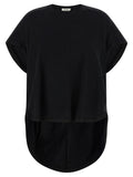 DI.LA3 PARI' Black Cotton T-Shirt