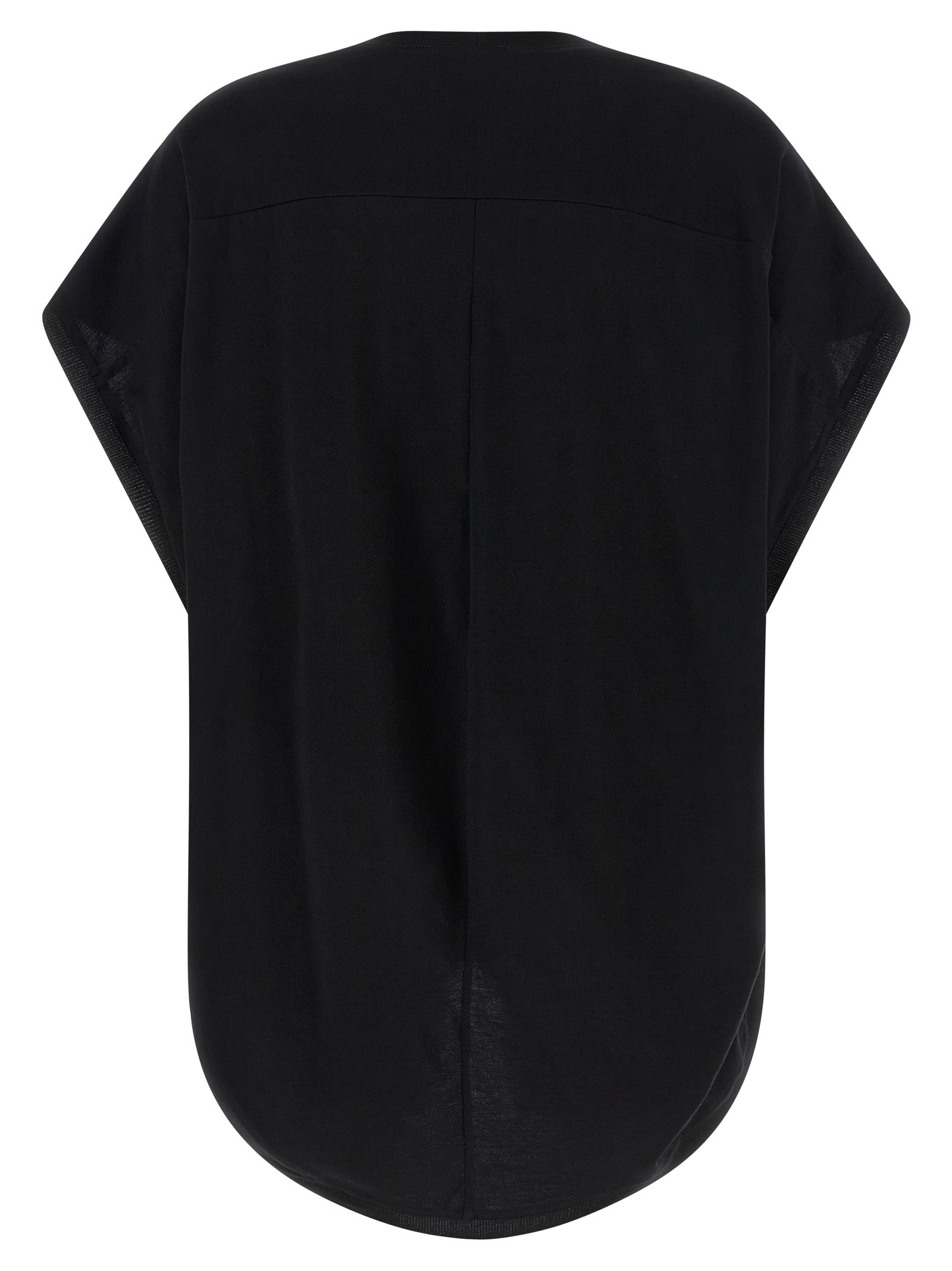 DI.LA3 PARI' Black Cotton T-Shirt