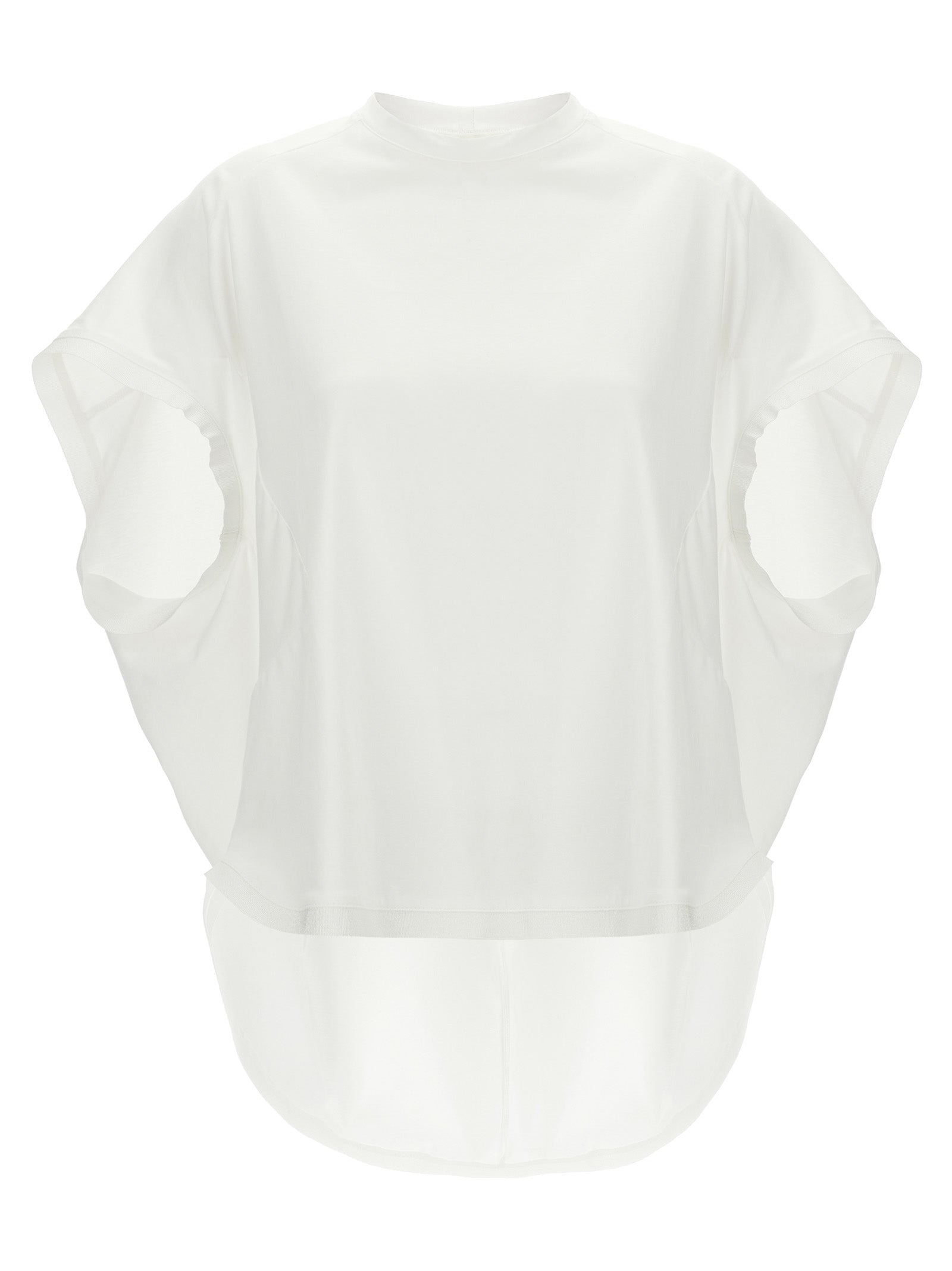 DI.LA3 PARI' White Cotton T-Shirt