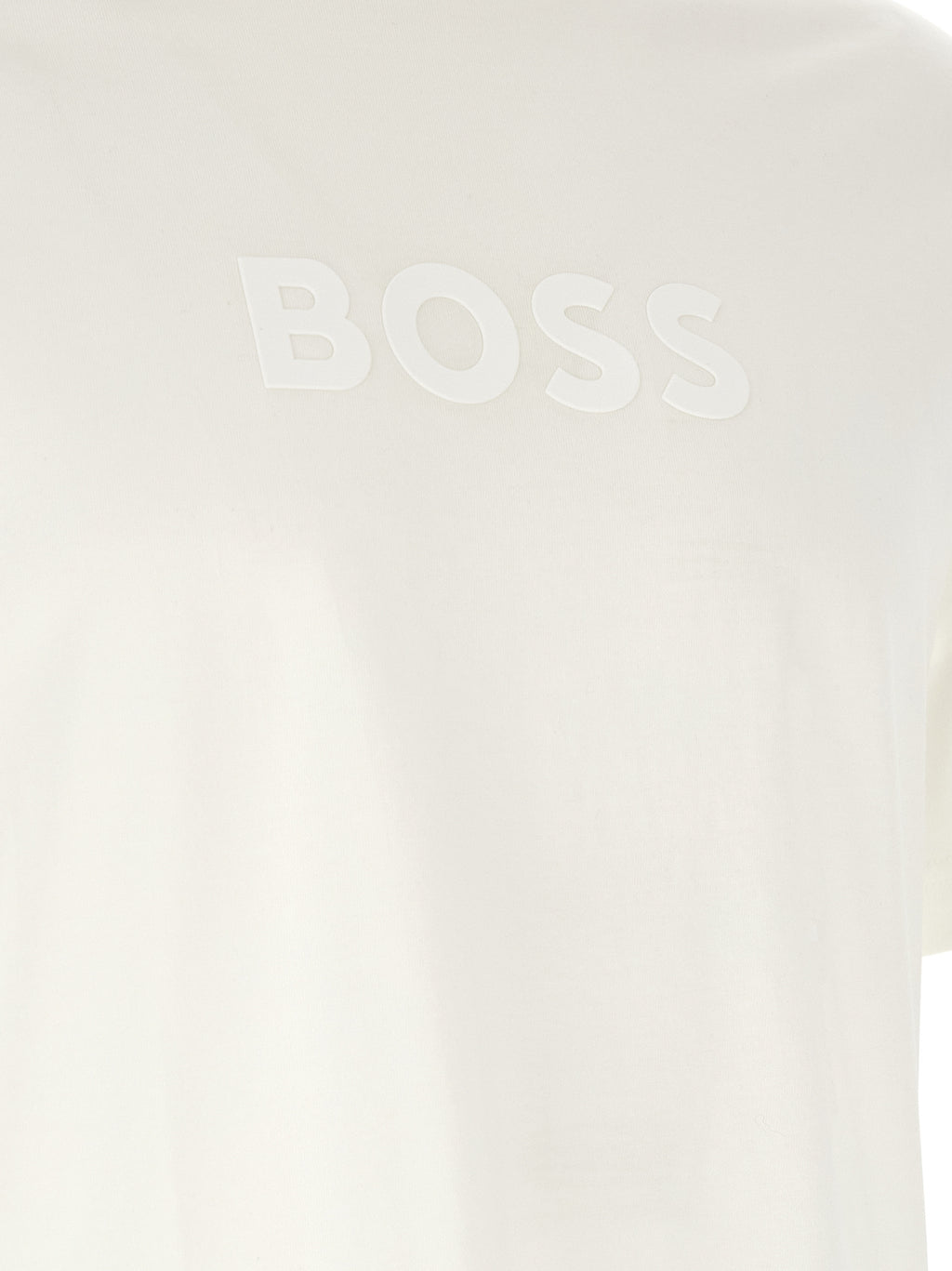 T-shirt en coton blanc Hugo Boss