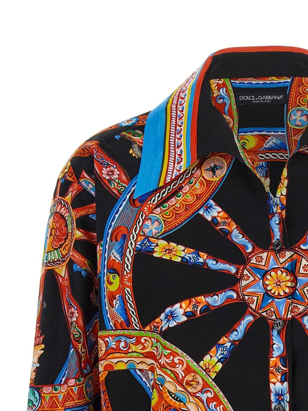 Blusa de algodón multicolor de Dolce & Gabbana