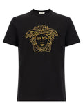 T-shirt Versace en coton noir
