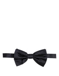 Dolce & Gabbana Men Black 100% Silk Adjustable Neck Papillon Bow Tie
