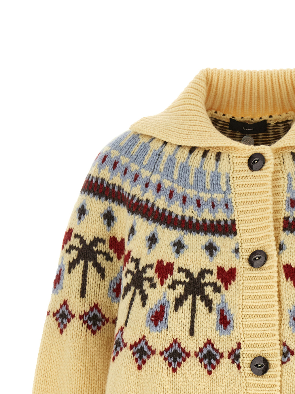 Alanui Multicolor Virgin Wool Cardigan