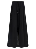 Dries Van Noten Black Cotton Athletic Pants