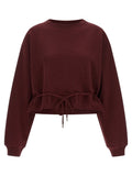 Dries Van Noten Bordeaux Cotton Sweatshirt