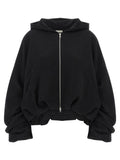 Dries Van Noten Black Cotton Hoodie