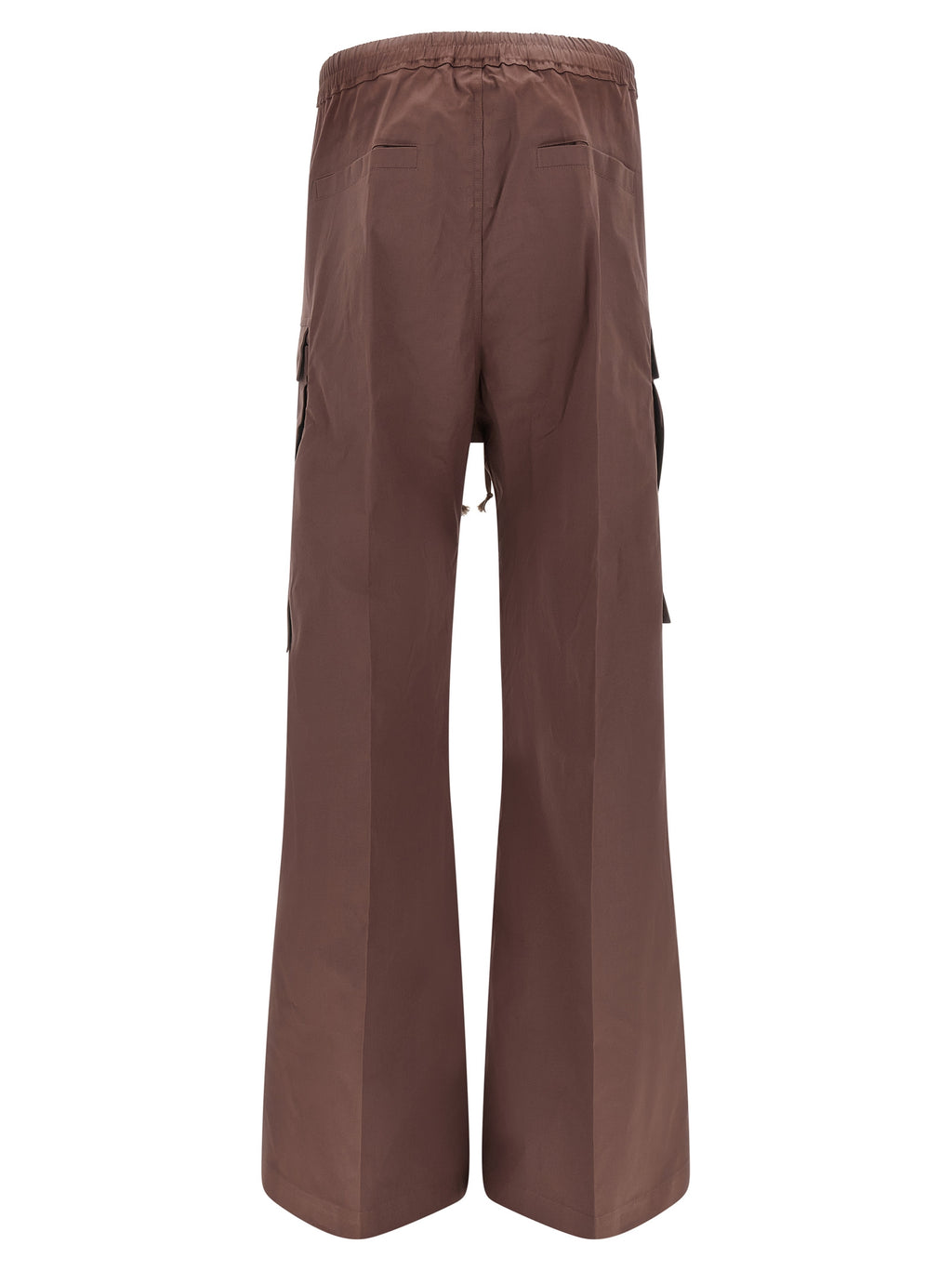 Rick Owens Brown Cotton Flared Pants