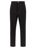Rick Owens Black Cotton Casual Pants