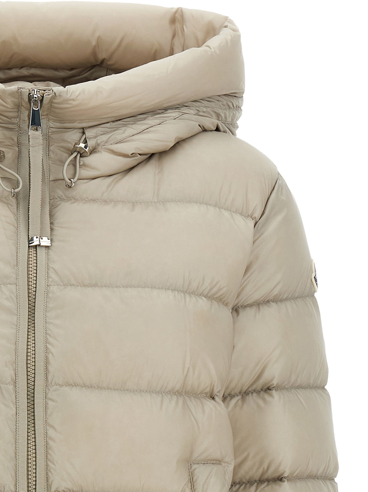 Moncler Beige Polyamide Full-Length Jacket