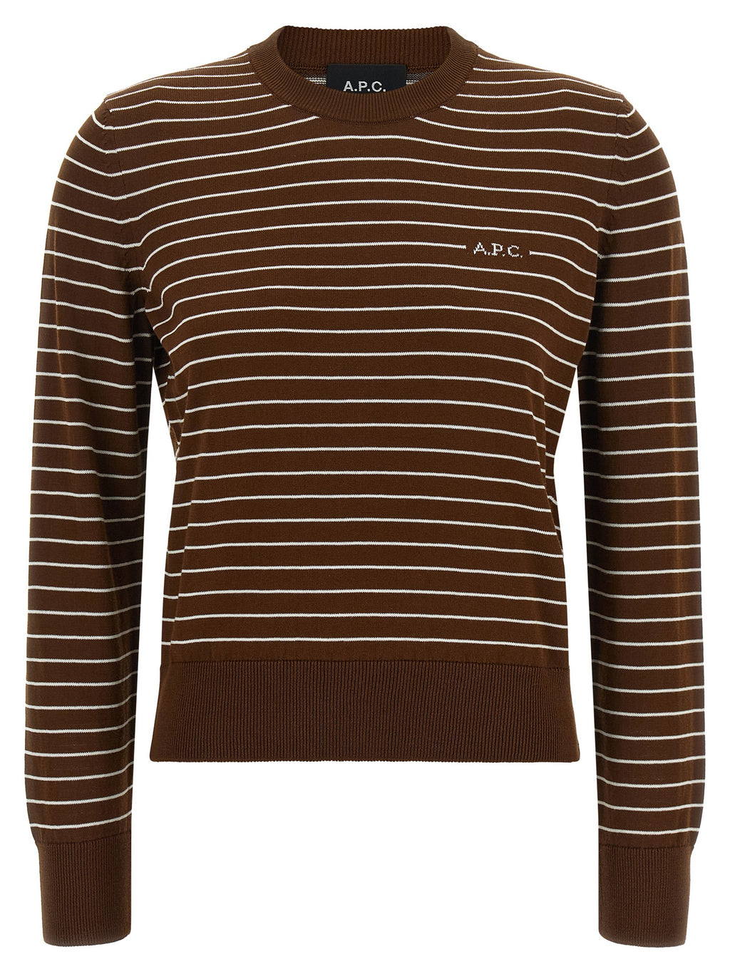 A.P.C. Brown Cotton Cardigan