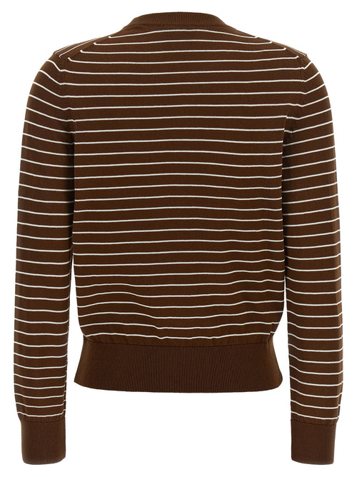 Cardigan A.P.C. en coton marron