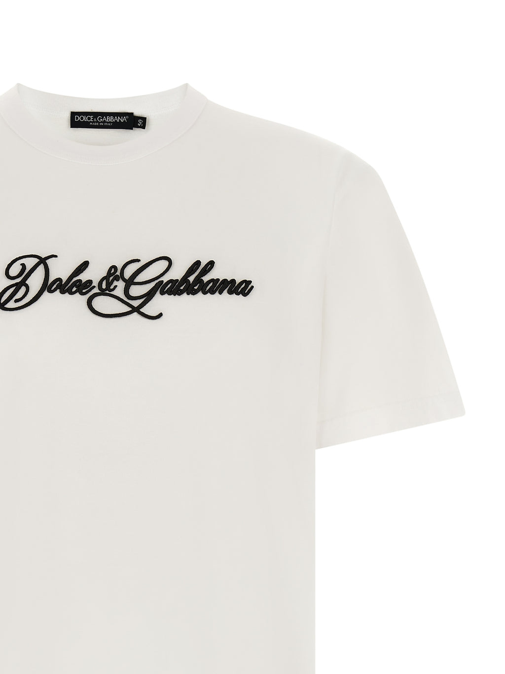 T-shirt en coton blanc Dolce & Gabbana
