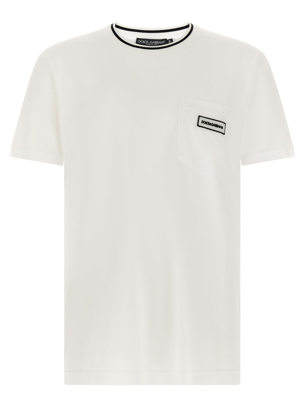 T-shirt en coton blanc Dolce & Gabbana