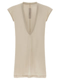 Rick Owens Beige Cotton T-Shirt