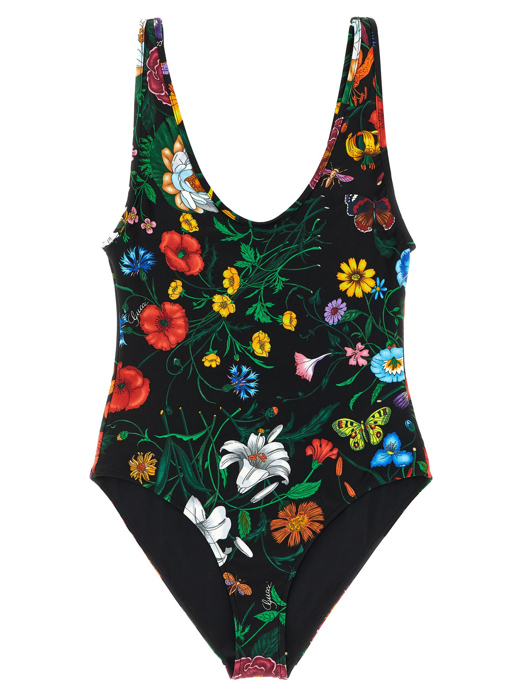 Gucci Black Polyamide One-Piece Swimsuit
